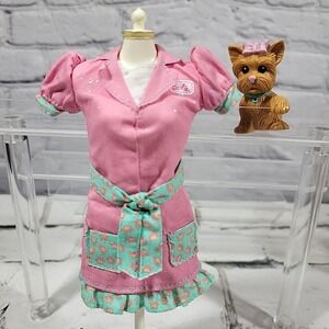 Barbie "I Can Be A Pet Vet" Veterinian Dr Replacement Dress w/ Dog #R4228 Mattel